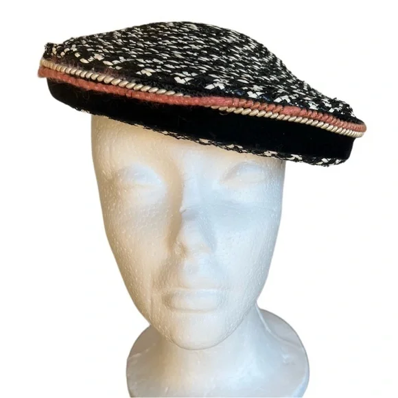 Accessories | Vintage Straw Beretsmall See Measurements 